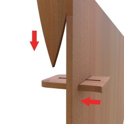 ANGOLO PER BORDURE IN ACCIAIO CORTEN